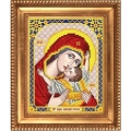 Рисунок на ткани бисером БЛАГОВЕСТ "Пресвятая Богородица Кардиотисса (Сердечная)" 